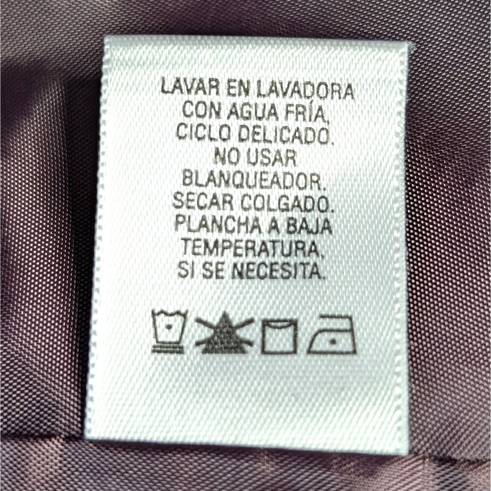 Apostrophe Women's Size 4 Brocade Satin Blazer Purple Whimsygoth Day to Evening - Picture 6 of 16